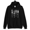 Skinny Pine Tree Hoodie for Men and Women Hiking Camping Sweatshirts Mountains Wanderlust Shirts - Captain Woody's Shirts & Beach Club