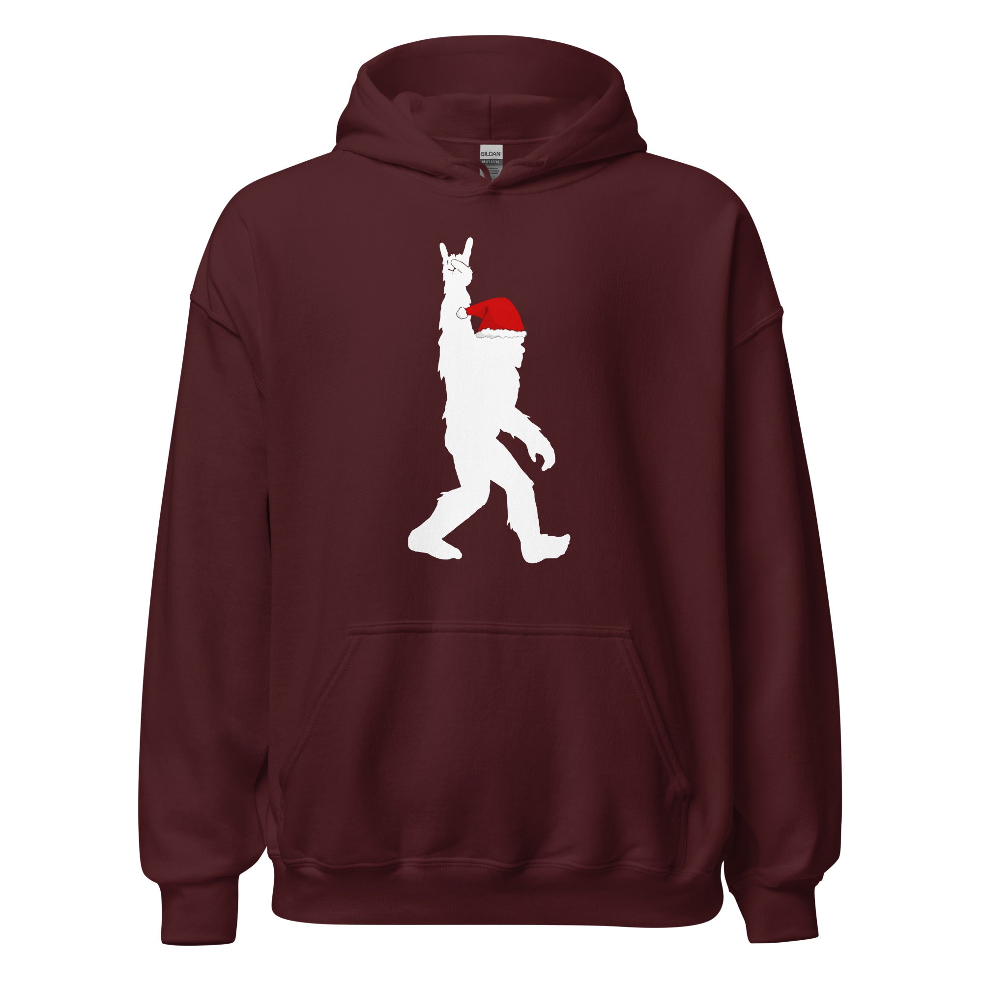 Santa Bigfoot Hoodie - Captain Woody's Shirts & Beach Club