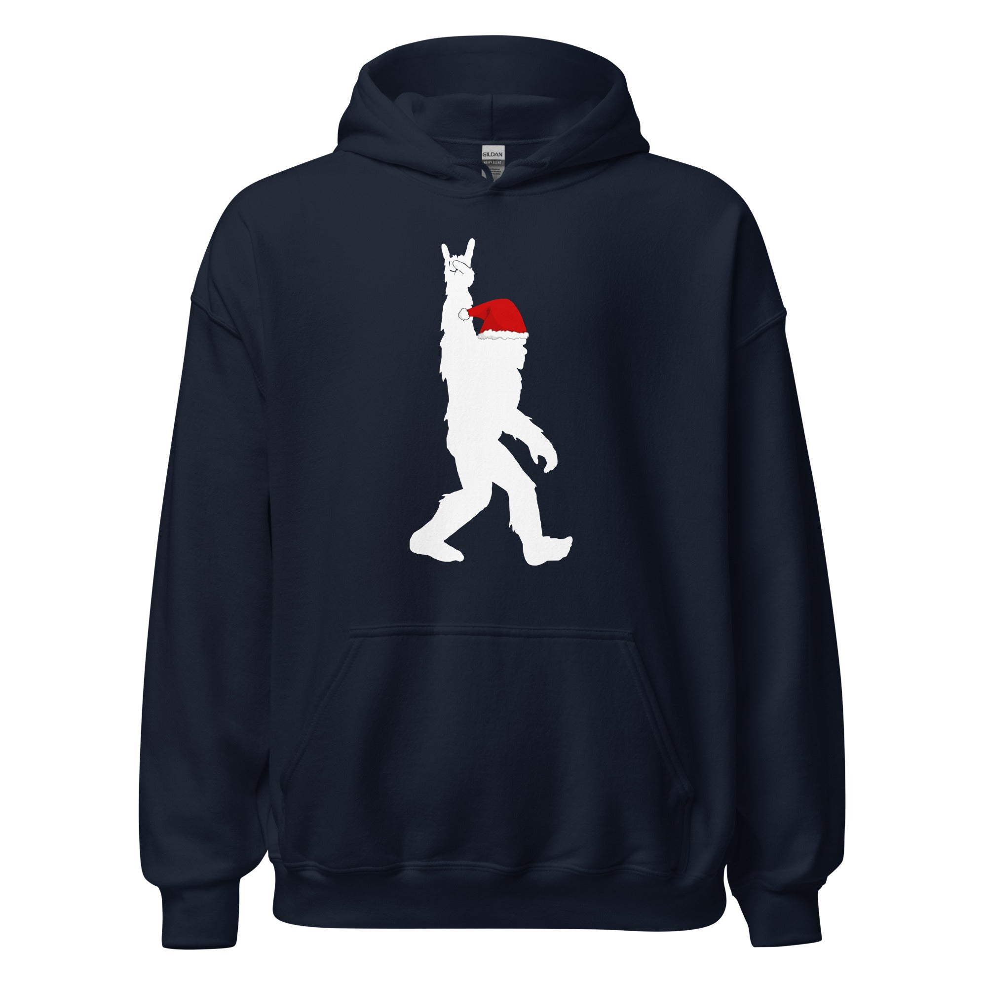 Santa Bigfoot Hoodie - Captain Woody's Shirts & Beach Club
