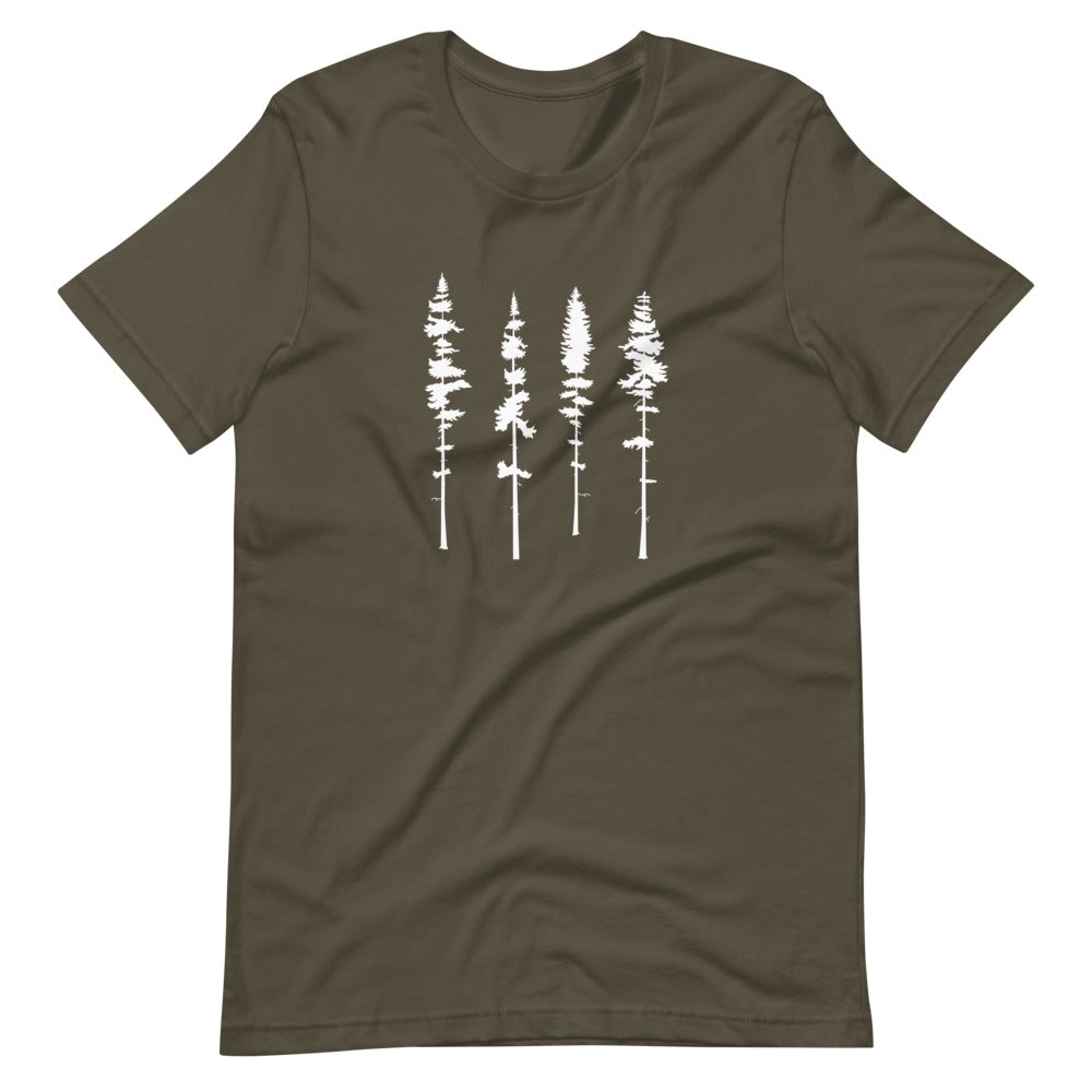 Skinny Pine Tree - Unisex Tee - Captain Woody's Shirts & Beach Club