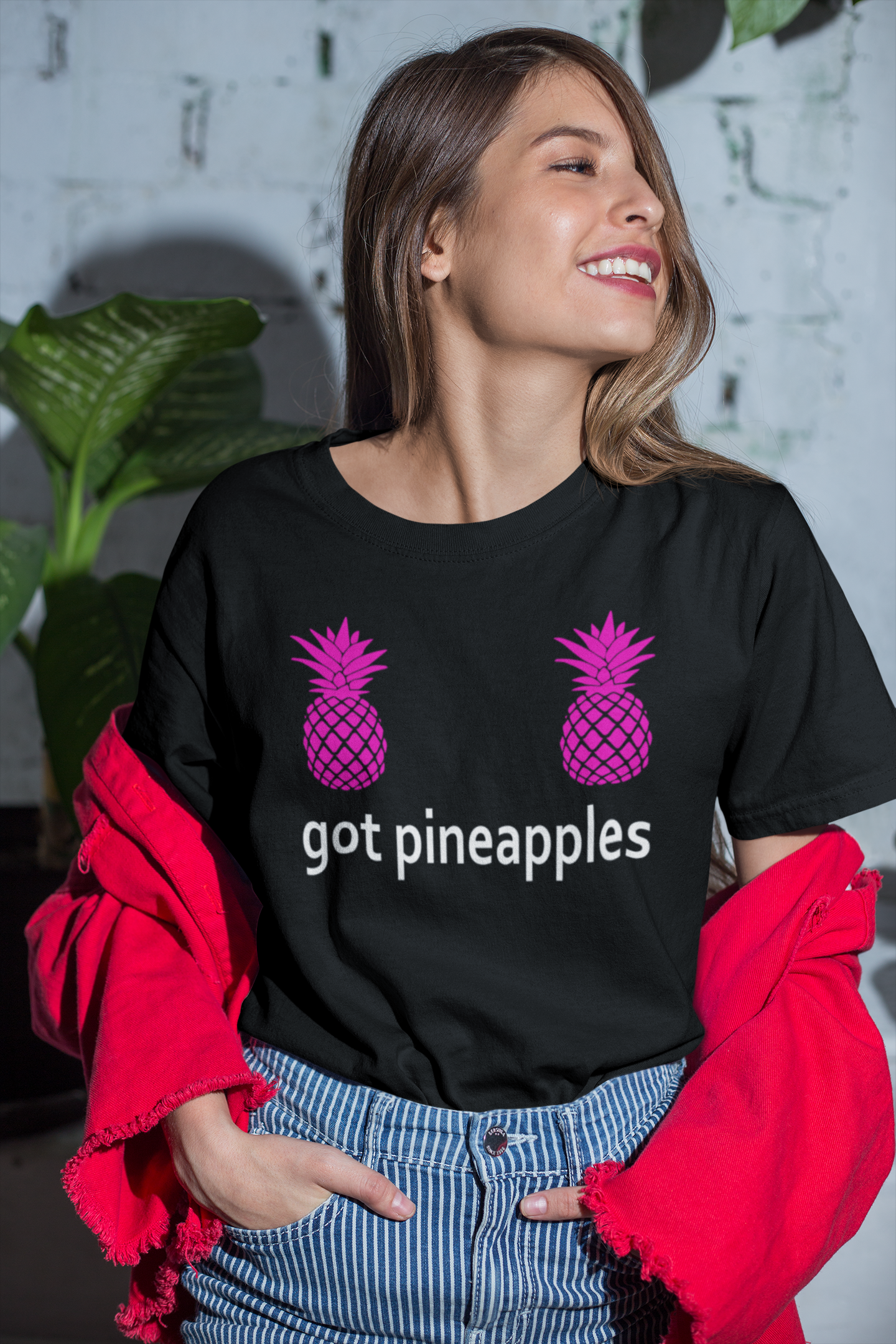 Pink got pineapples Unisex Short Sleeve Hawaii Beach Shirt - Captain Woody's Beach Club