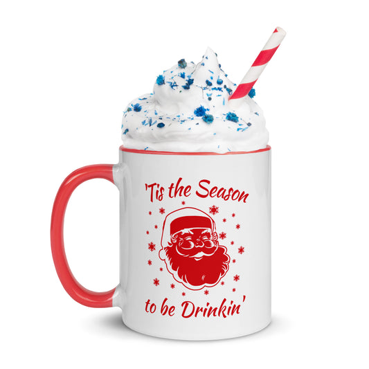 Tis the Season to be Drinkin' Santa Mug