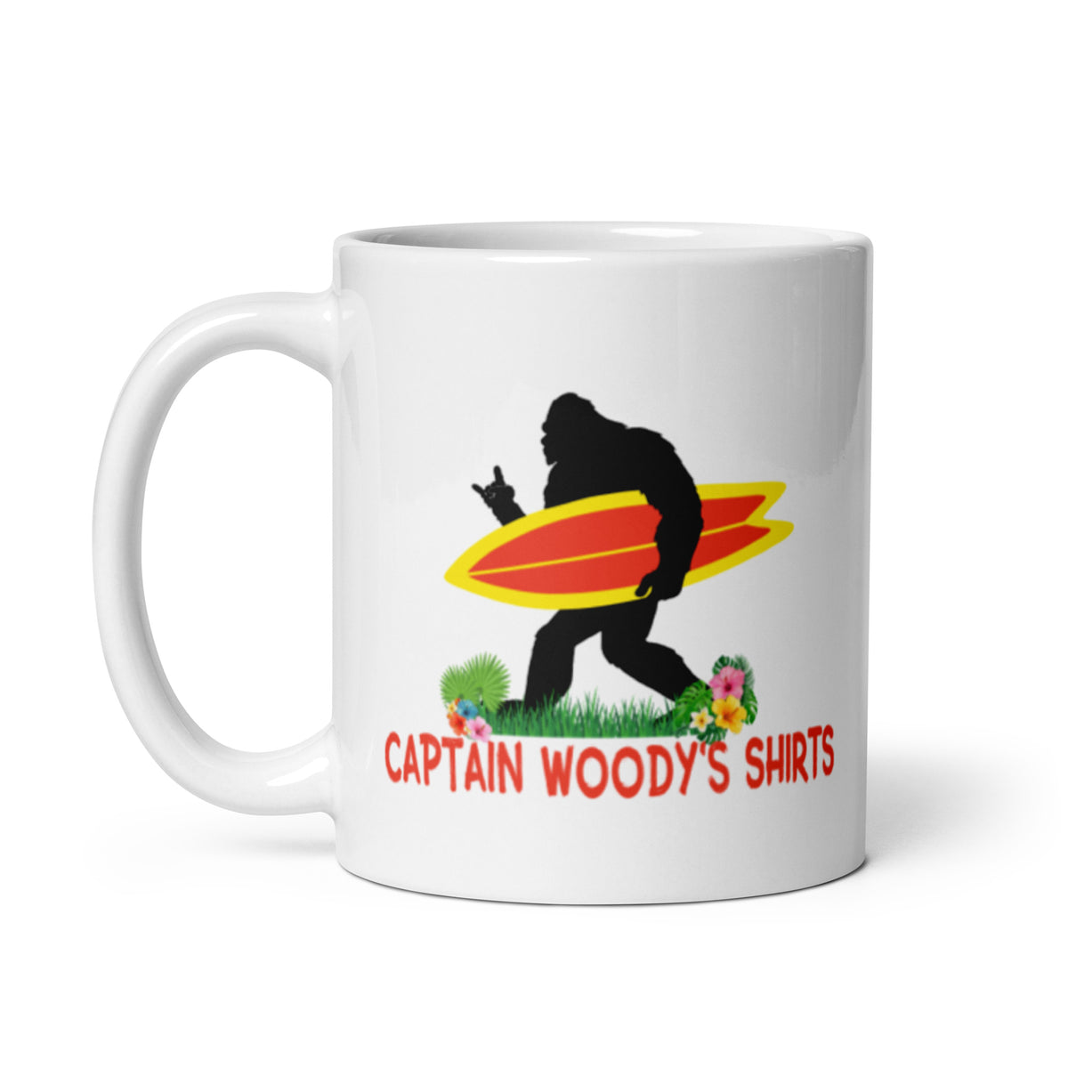Captain Woody's Shirts Surf Squatch Mug - Captain Woody's Shirts & Beach Club