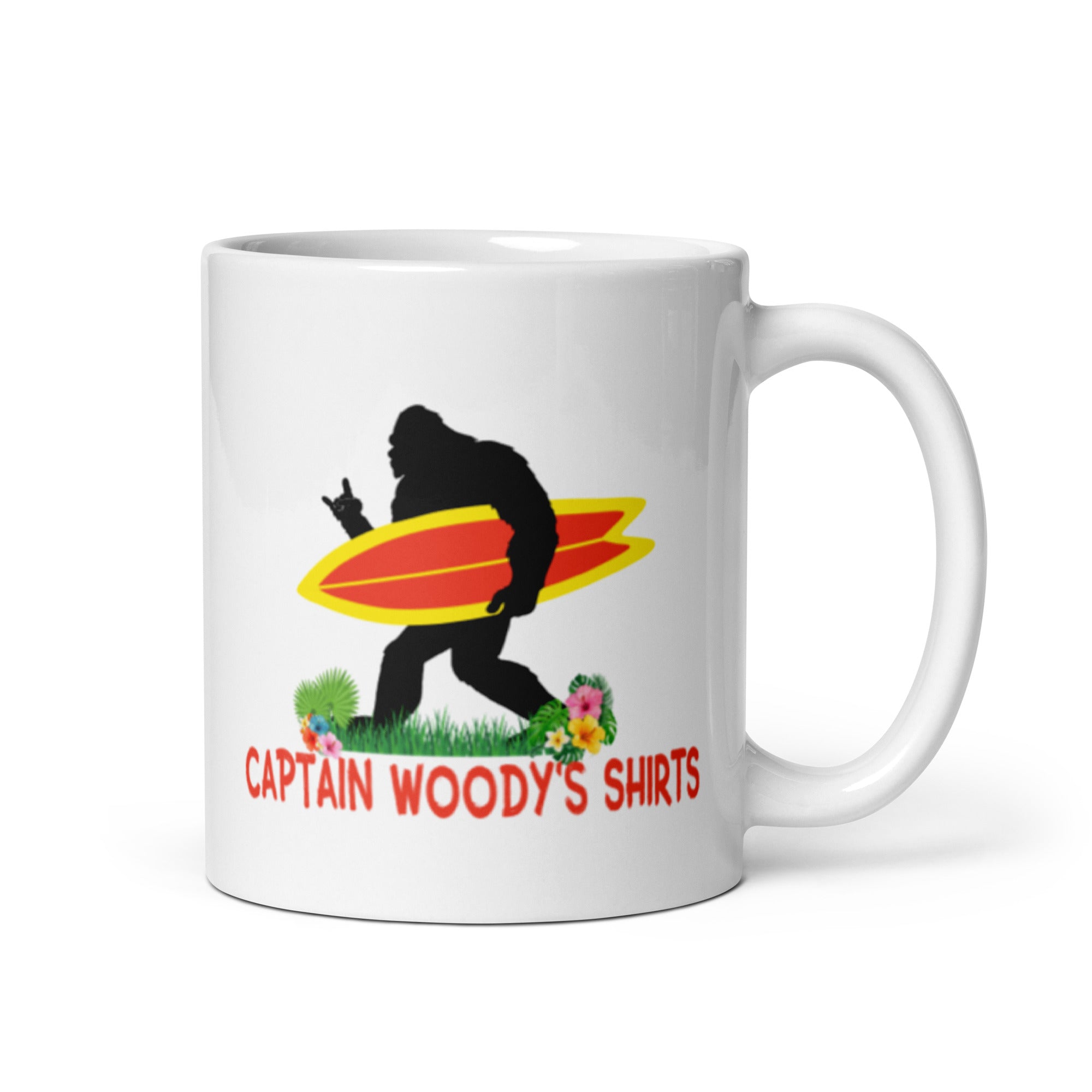 Captain Woody's Shirts Surf Squatch Mug - Captain Woody's Shirts & Beach Club