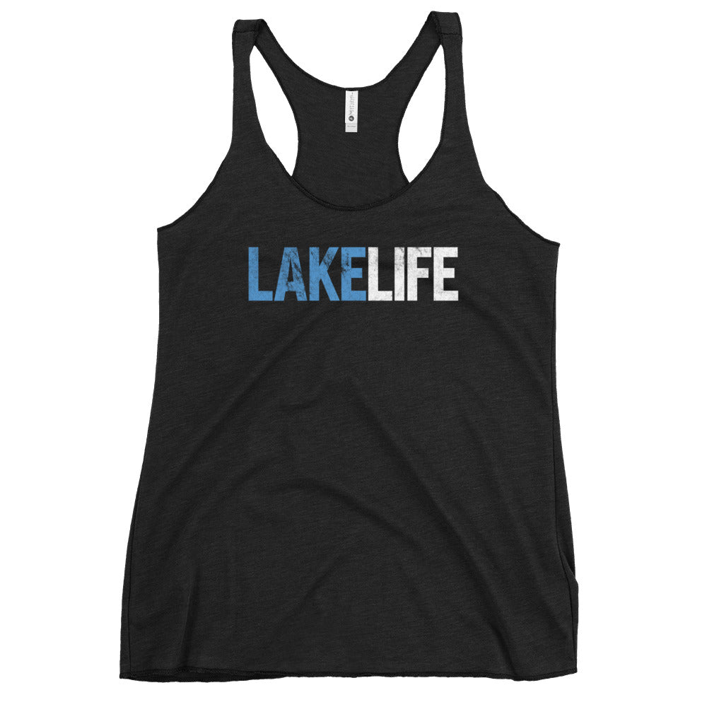 Lake Life - Women's Racerback Tank - Captain Woody's Shirts & Beach Club
